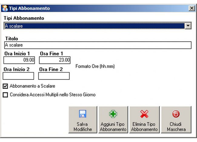 GP5 Software palestre, Centri Sportivi